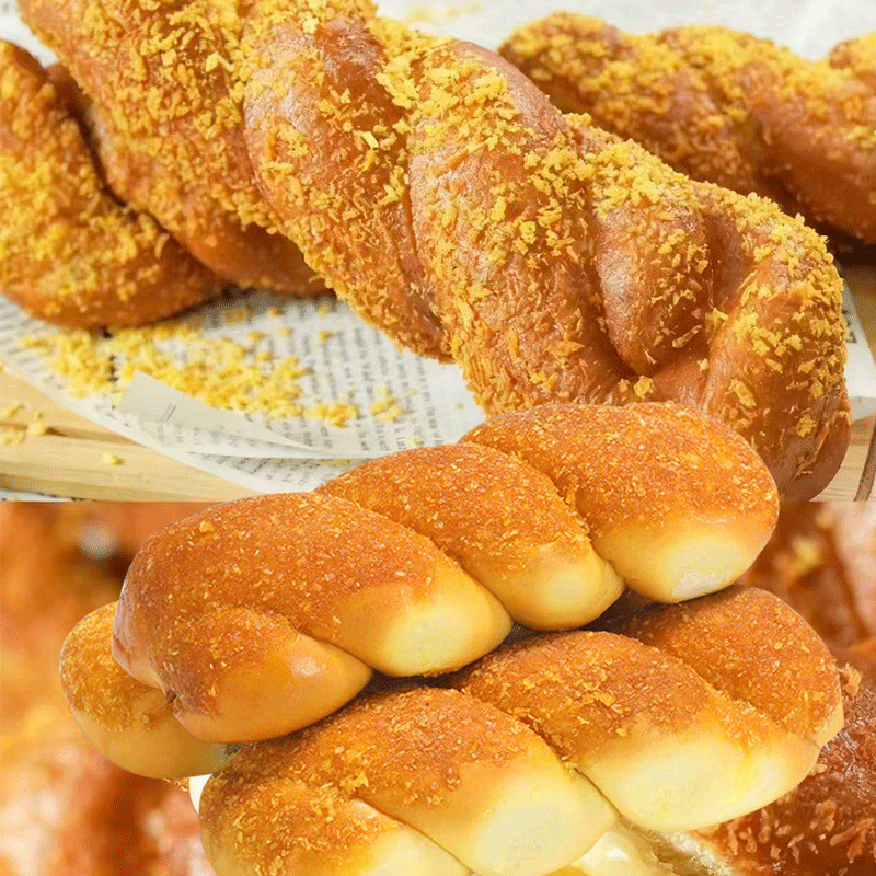 果丰故香手工酸奶麻花香酥独立包装休闲解馋充饥零食网红麻花豆沙内馅麻花 酸奶大麻花500g*1包 京东折扣/优惠券