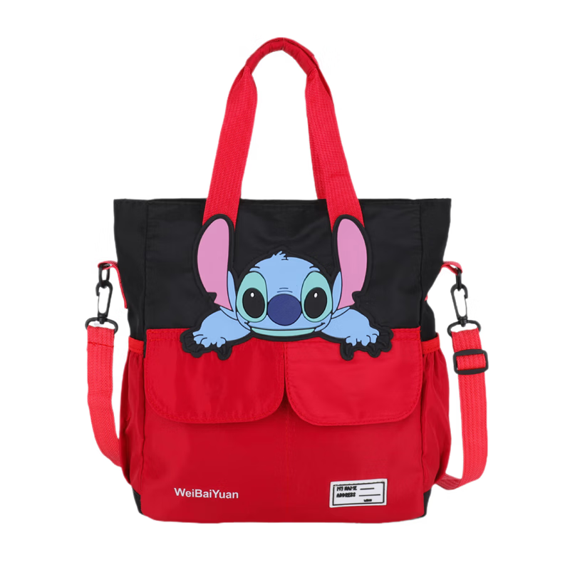 可爱卡通学生补习袋大容量潮帆布包美术手提斜挎包单肩女包 库洛米