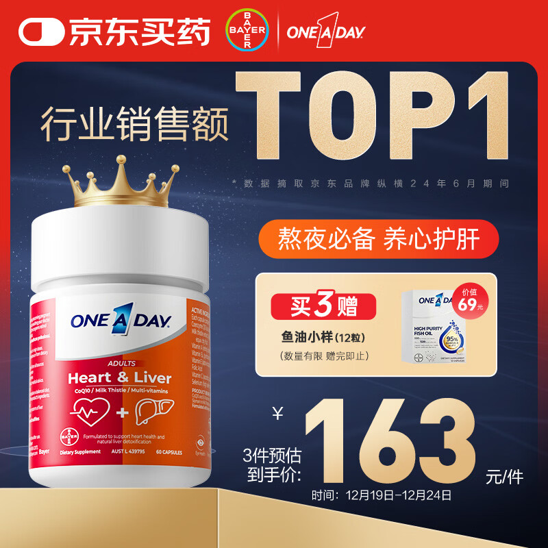 One A Day�ݶ��ĸα�����Ƭ����60�� �̼��ݸ�øq10ά����b��ҹ���ο��� 134Ԫ