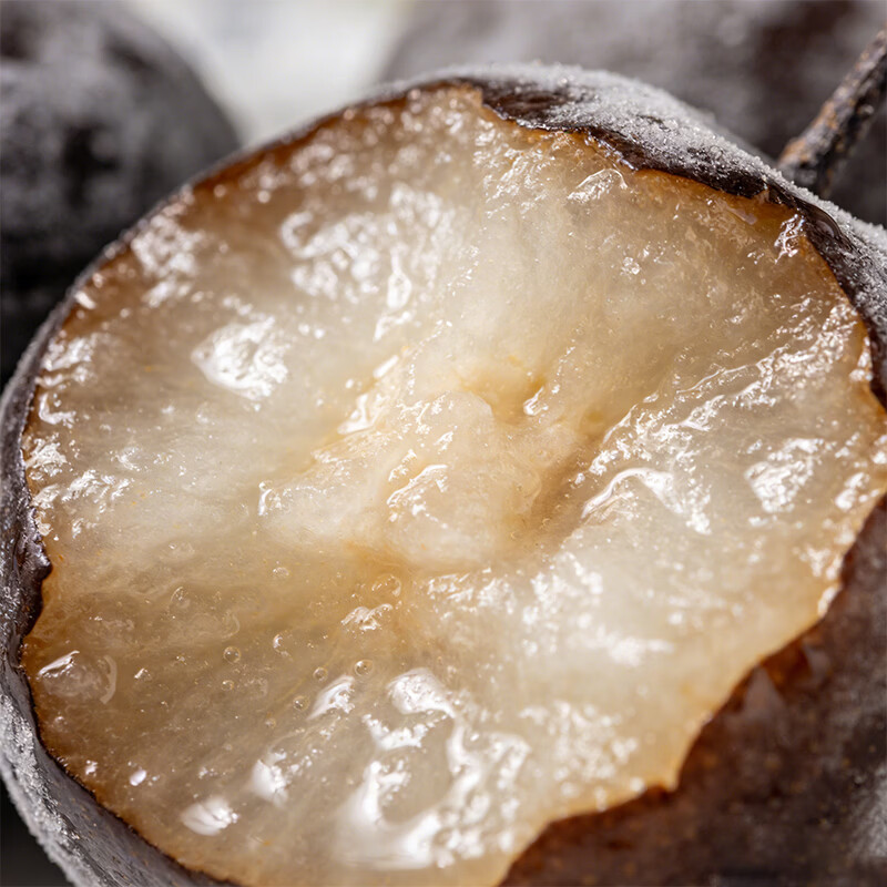 崎慕鲜遇东北冻梨冻秋梨大黑梨冷冻水果大冻梨东北特产哈尔滨特产梨 东北冻梨5斤中果（单果180g-230g）