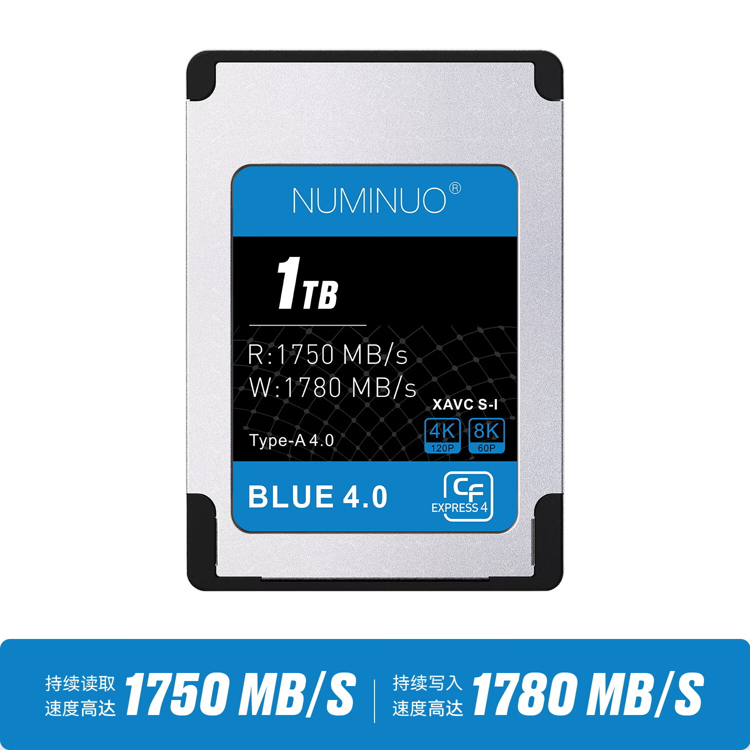 Ŭ��ŵȫ�� CFA 4.0 ����洢�� 2T ���� CFexpress Type-A����A1/FX6/FX3/A7S3/a7m4 4.0�汾 BLUE 1T �¿��콢 ���濨