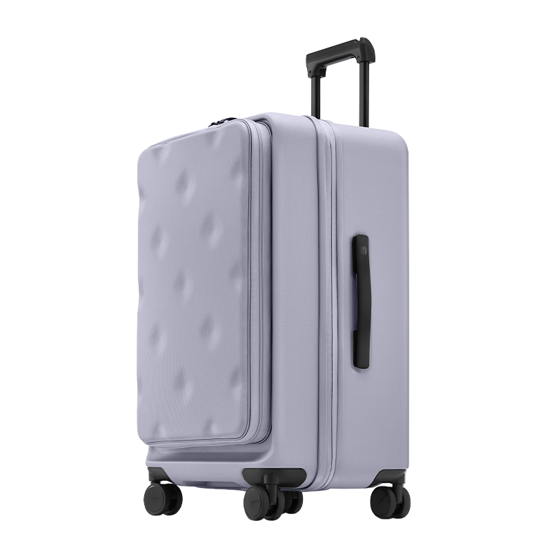 不莱玫大容量行李箱侧开盖拉杆箱旅行箱密码箱明星同款24英寸灰色
