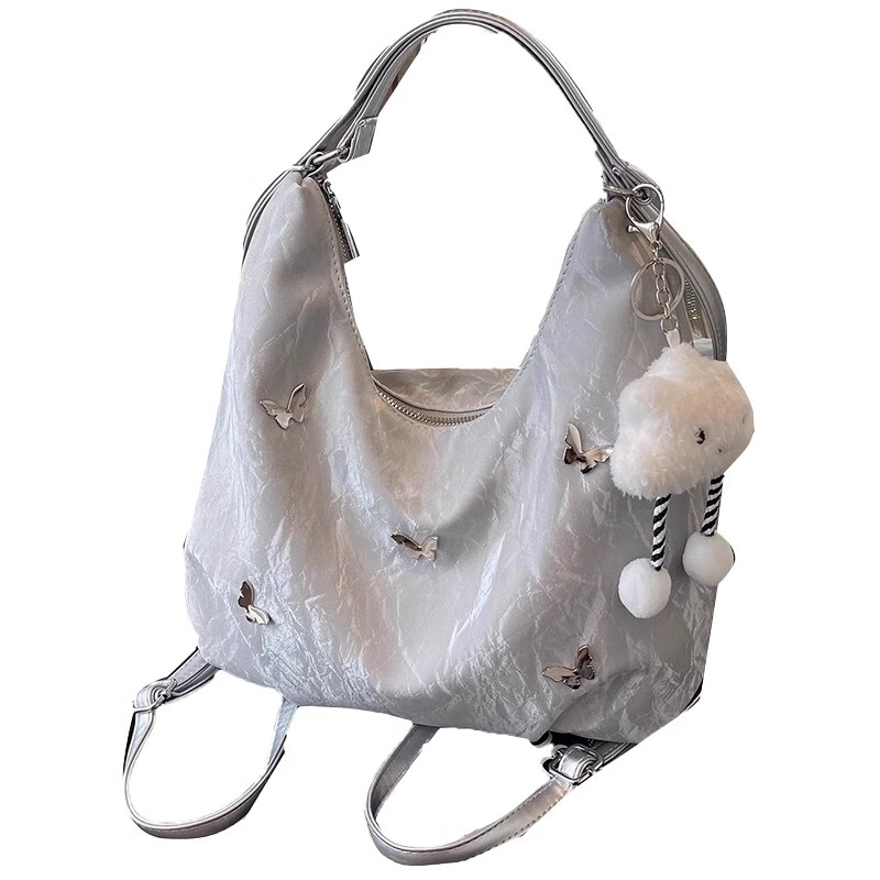 DL胖东来同款小众手提包大容量包包女斜挎包2025新款夏天通勤托 黑色【高品质】