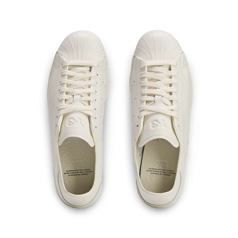 Y-3【618】y3 SUPERSTAR男士休闲鞋经典板鞋55-KI3476 白色 44.5 (275mm) UK10