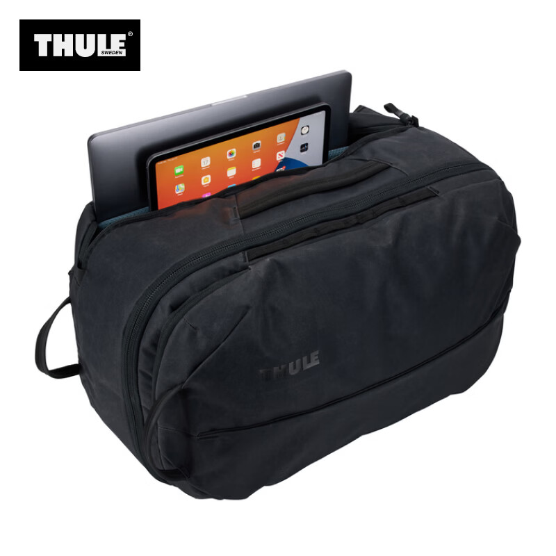 拓乐(THULE)瑞典Aion永恒 旅行大容量防水双肩包旅行包 城市通勤可扩容男女 40L-黑色 背包