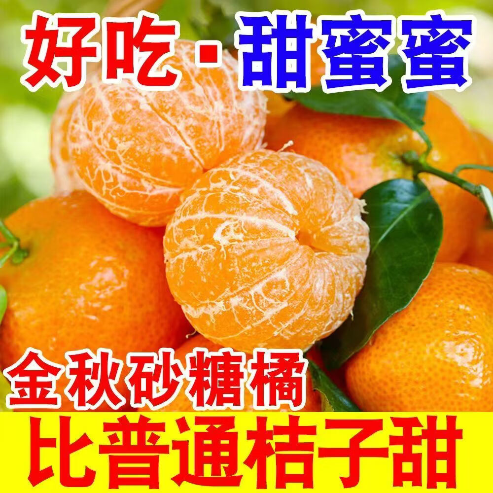 正宗砂糖橘沃柑水果新鲜现摘整箱包邮产地直发批发 带箱3斤