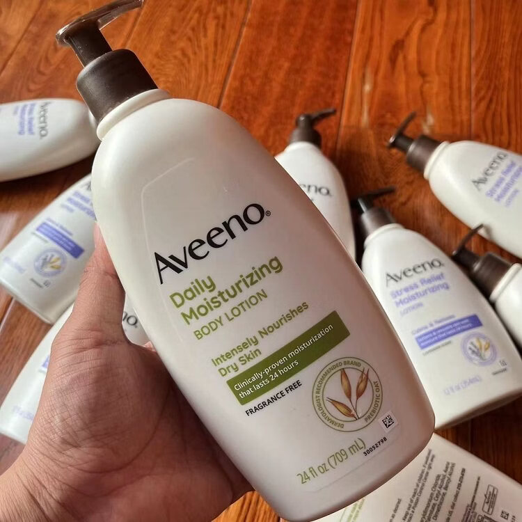 艾惟诺（Aveeno）美国艾维诺成人系列燕麦身体乳蓝绿紫保湿滋润补水 绿色709ml 日常保湿 28年2月