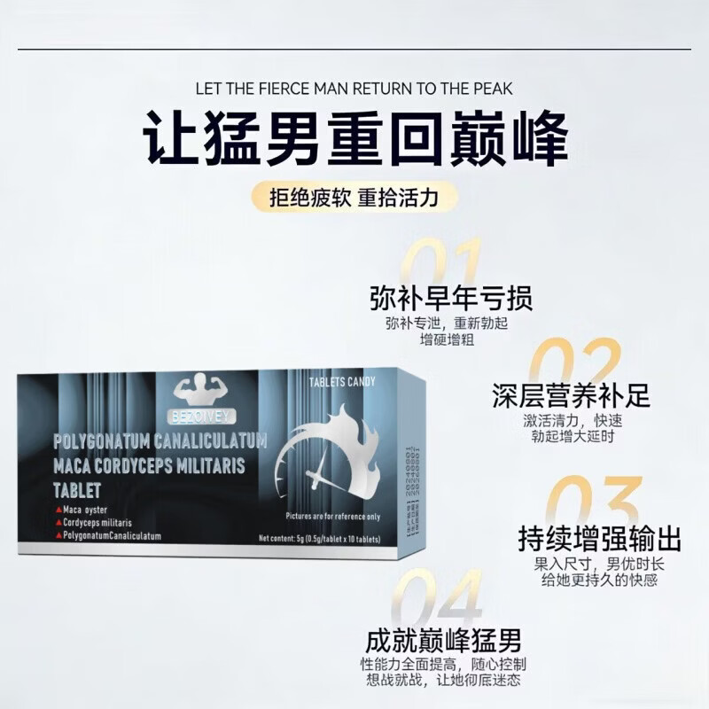 蚕蛾合剂中老年可用【官方正品】男科用药天神下凡战至终章 一盒装【一片霜一晚】就硬不射】 【官方甄选  京质保障】