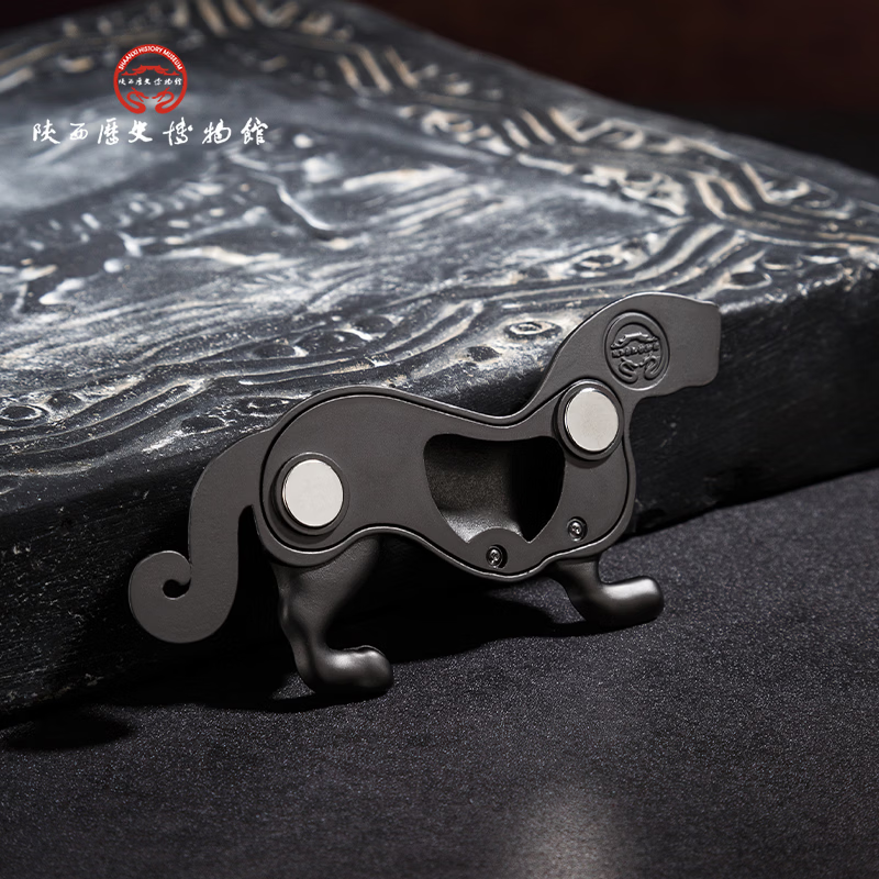 陕西歴史博物館陕西历史博物馆杜虎符文创冰箱贴开瓶器创意磁吸贴纪念品伴手礼 杜虎符开瓶器冰箱贴