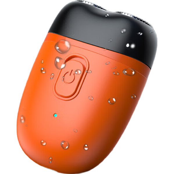 剃须刀【飞利浦平替】电动男士旋转式刮胡须刀 经典便携实用生日礼物送男友送父亲情人节礼物 高转速至尊款-时尚橙