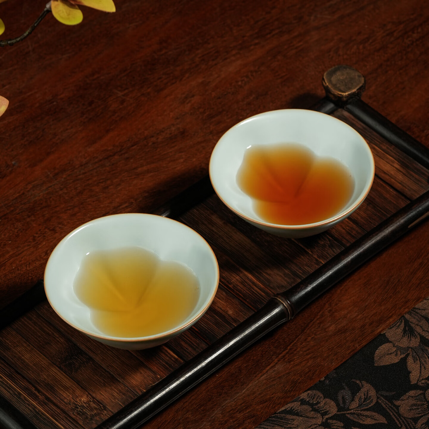 青澹汝窑茶杯品茗茶碗主人杯汝瓷陶瓷手工天青色景德镇仁慈佑物乾坤杯 乾坤杯约85ml  开片可养