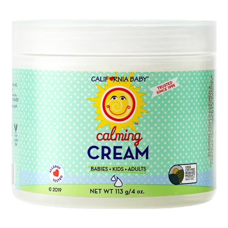 加州寶寶薰衣草鎮(zhèn)靜舒緩面霜保濕滋潤新生兒面霜寶寶補(bǔ)水面霜 【大罐囤貨裝】鎮(zhèn)靜舒緩面霜113g