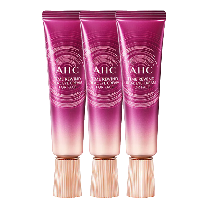 AHC时光焕颜全脸眼霜三支装 30ml*3 补水保湿细纹 新年礼物