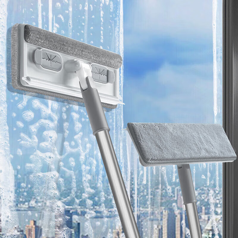 百家好世【廠家直發(fā)】世多功能玻璃刮水板浴室洗手臺面擦鏡子家用刮水器 3 多功能伸縮玻璃刮
