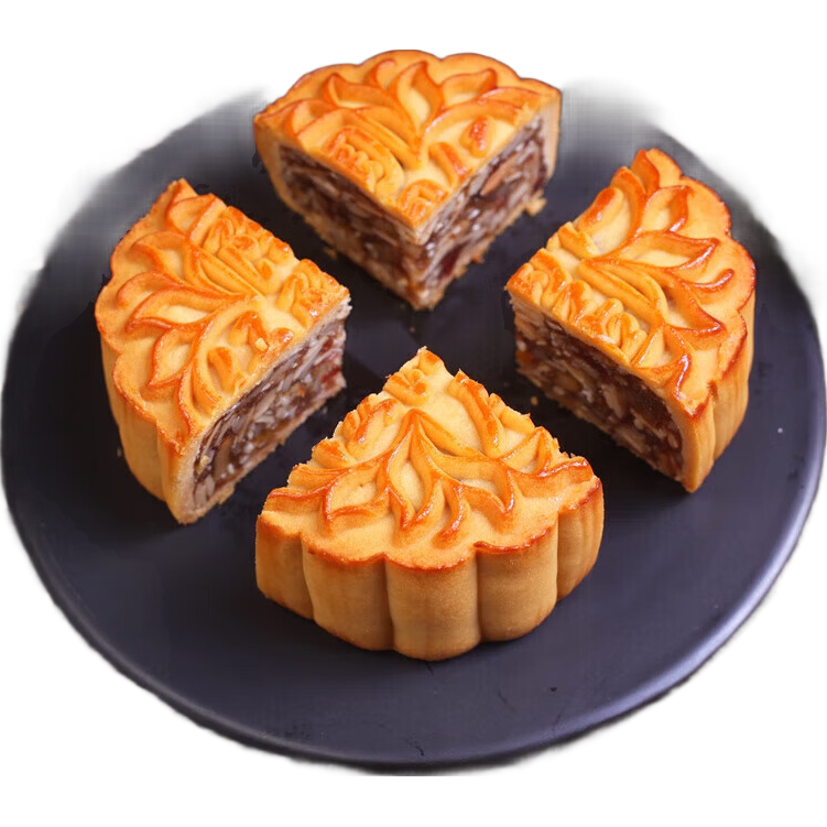 陶陶居金腿伍仁月饼720g广式中秋广州老式五仁月饼酒家礼盒送礼 陶陶居金腿伍仁月饼720g