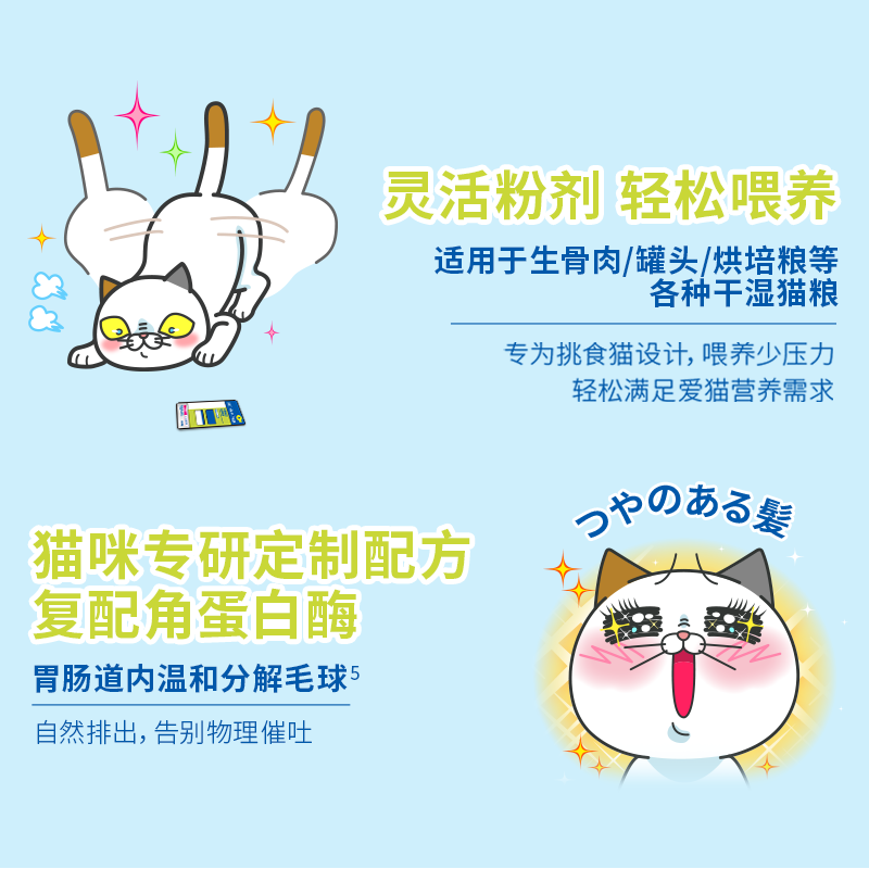 DHC Kitty&Doggy猫咪情绪舒缓粉预防应激缓解情绪宠物猫用安抚焦虑情绪 【预防应激】50g丨约60天