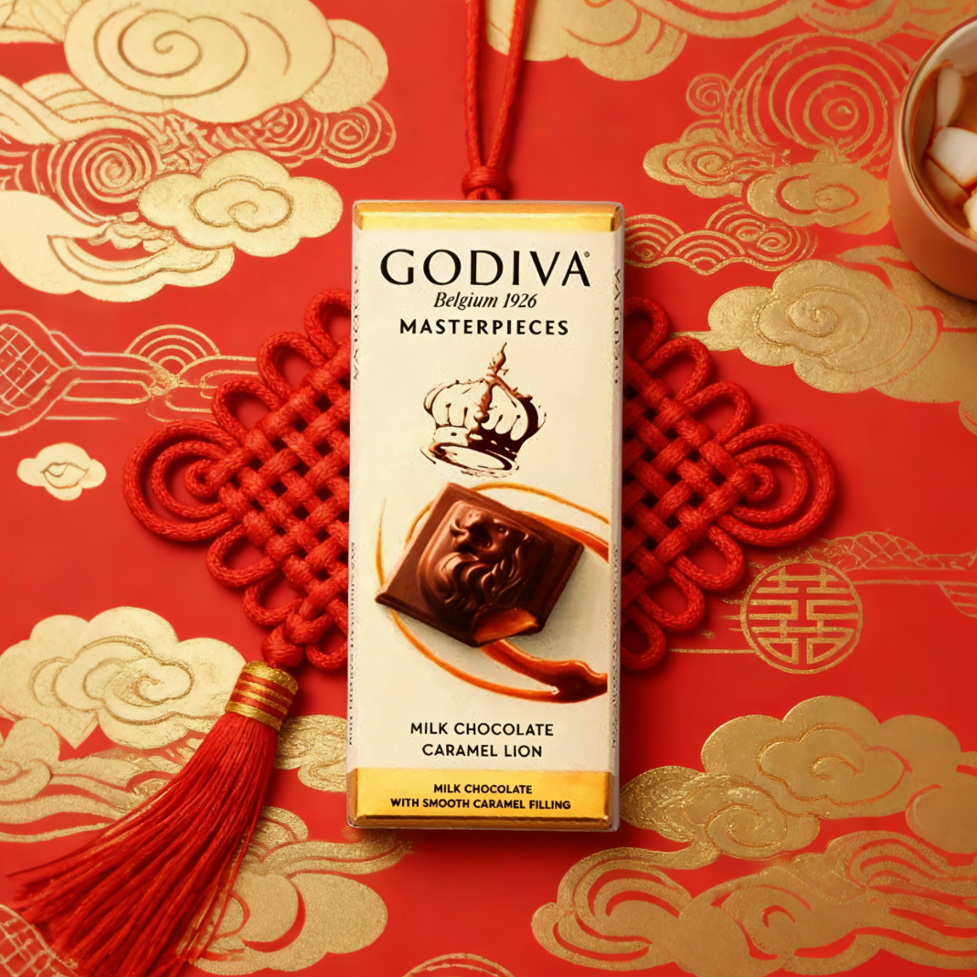 歌帝梵（Godiva）巧克力经典大师焦糖牛奶片86克零食大礼包 送女友情人节年货礼盒