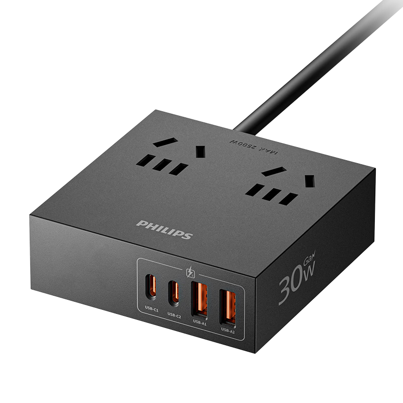 �����֣�PHILIPS����������USB������������վ�Ų����߰���߰���չ����ת����30W�޿غ�