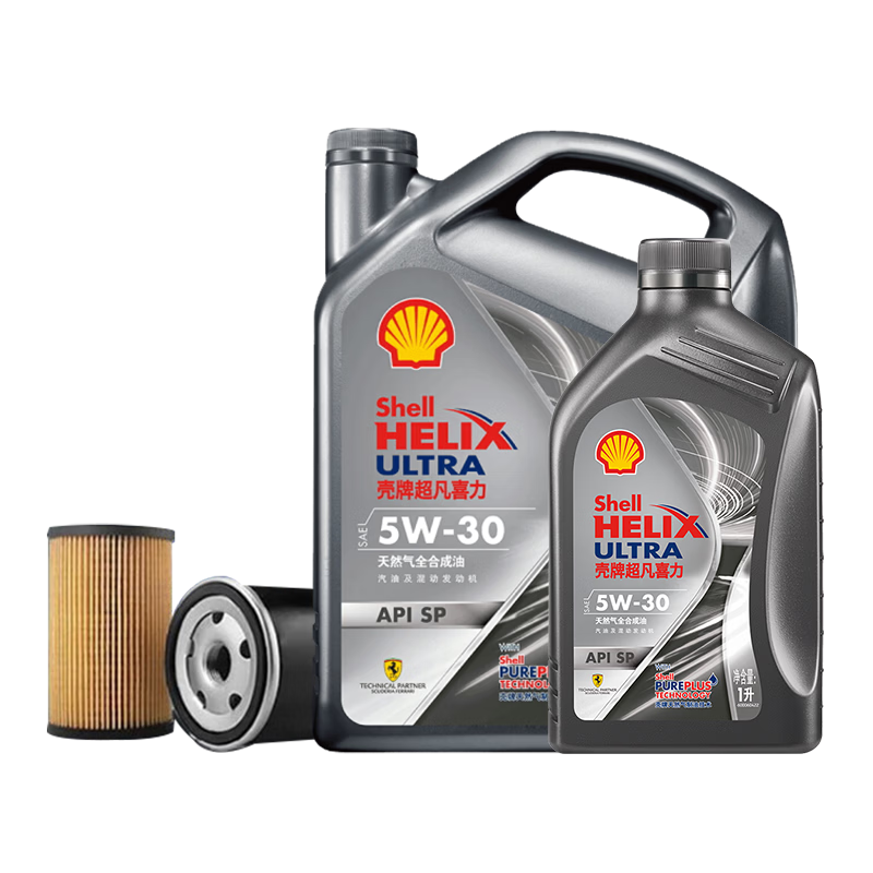 壳牌都市光影小保养卡5W-30SP 5L机油+机滤+工时 268元 - 线报酷