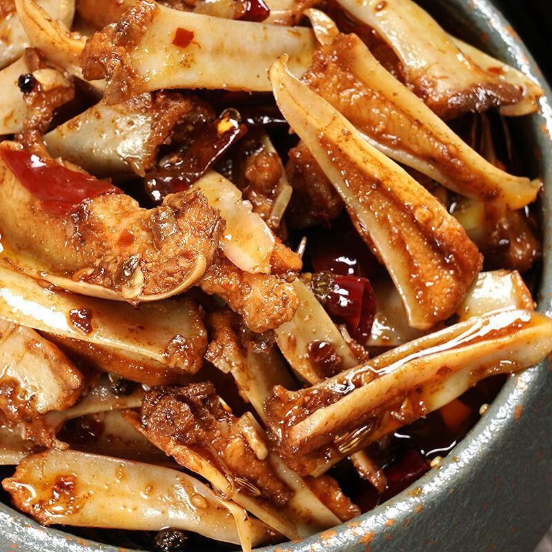 林妹妹麻辣三角骨250g香辣鸡软骨胸骨脆骨宿舍零食熟食即食炭烤辣味速食 麻辣三角骨1袋