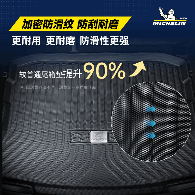 米其林（MICHELIN）TPE后备箱垫适用本田雅阁思域CRV皓影享域缤智飞度英诗派专车专用 本田十一代雅阁  23-至今 黑色