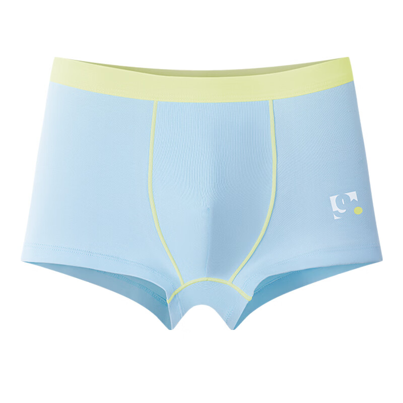 久岁伴男5条平角内裤7A抑菌吸湿透气棉中大儿童青少年本命年红四角裤衩 含蚕丝内裆（白色+浅黄+浅蓝+青绿+冰川灰） 5条 3XL (160) 建议身高150-162，体重90-105斤