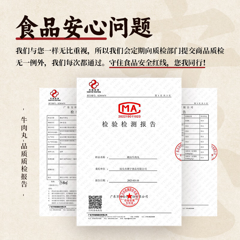 利园潮汕正宗手打牛肉丸潮汕特产牛筋丸关东煮麻辣烫丸子烧烤火锅丸料 牛肉丸1斤+牛筋丸1斤1000g