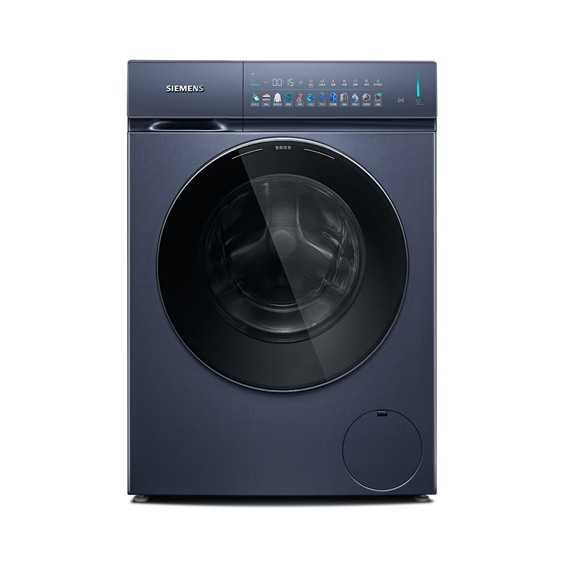 SIEMENS 西门子 iQ300 小幸熨系列 WG52J7I10W 滚筒洗衣机 10kg 湖蕴蓝