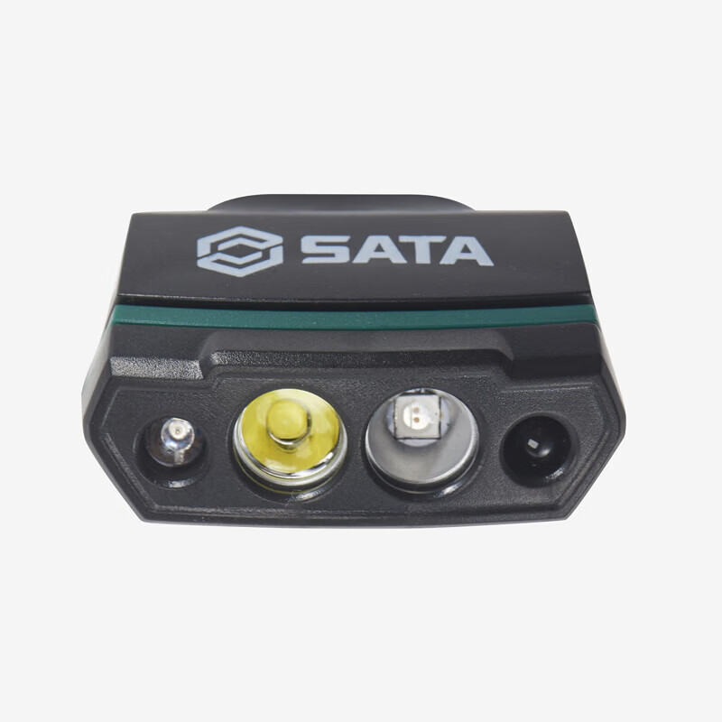 世达（SATA）帽夹灯锂电头灯散光聚光多亮度便携式防水照明工作灯90905/90778 90905 帽夹灯【150LM】