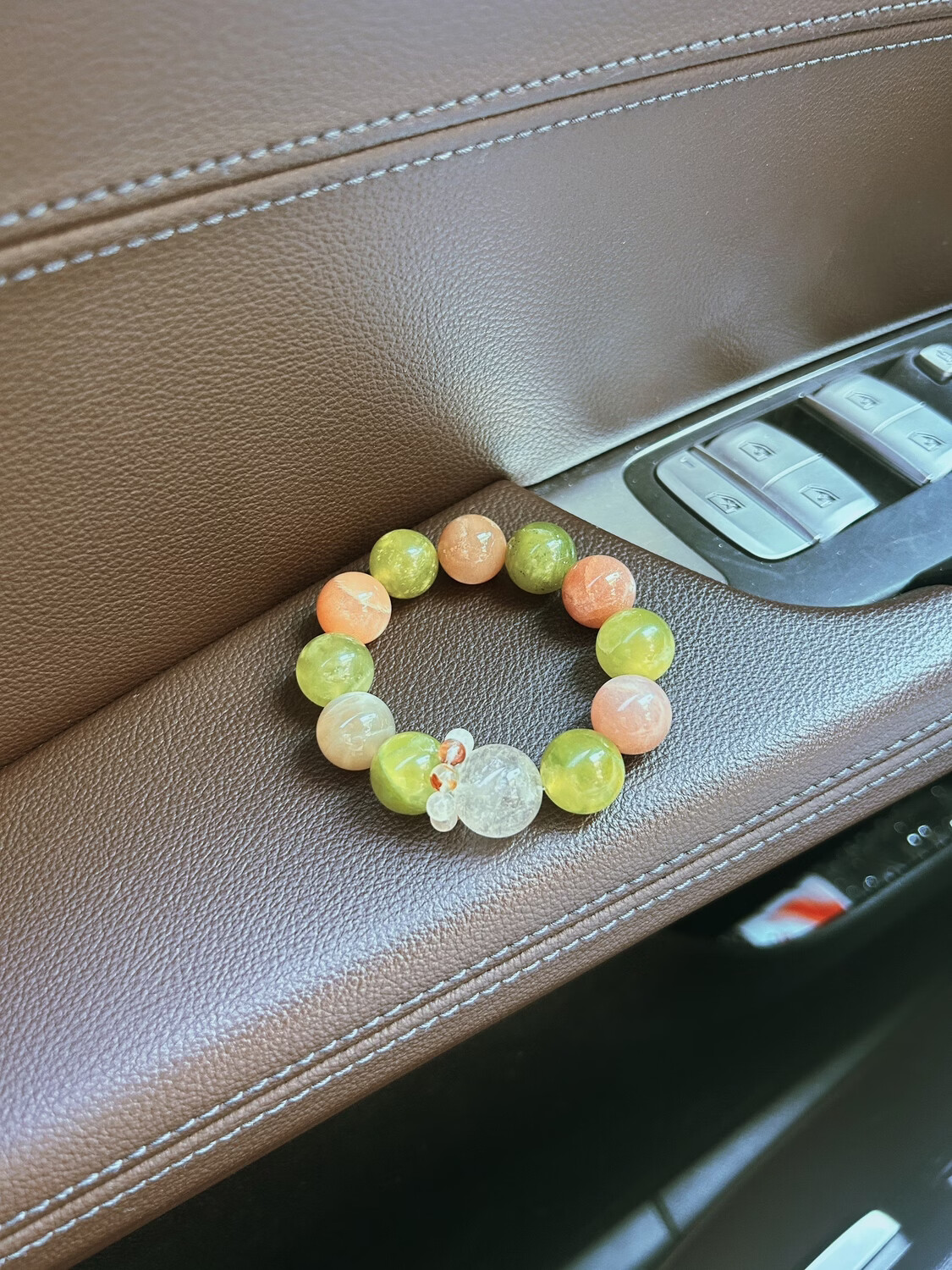 XIYUNSTUDIO青提葡萄石手链女款文艺清新气质首饰五行定制手串 默认