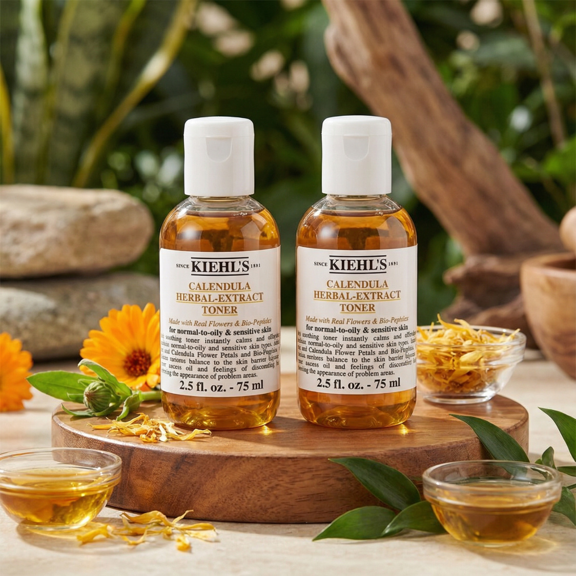 科颜氏（Kiehl's）金盏花爽肤水75ml*2 保湿补水化妆水湿敷水收缩毛孔