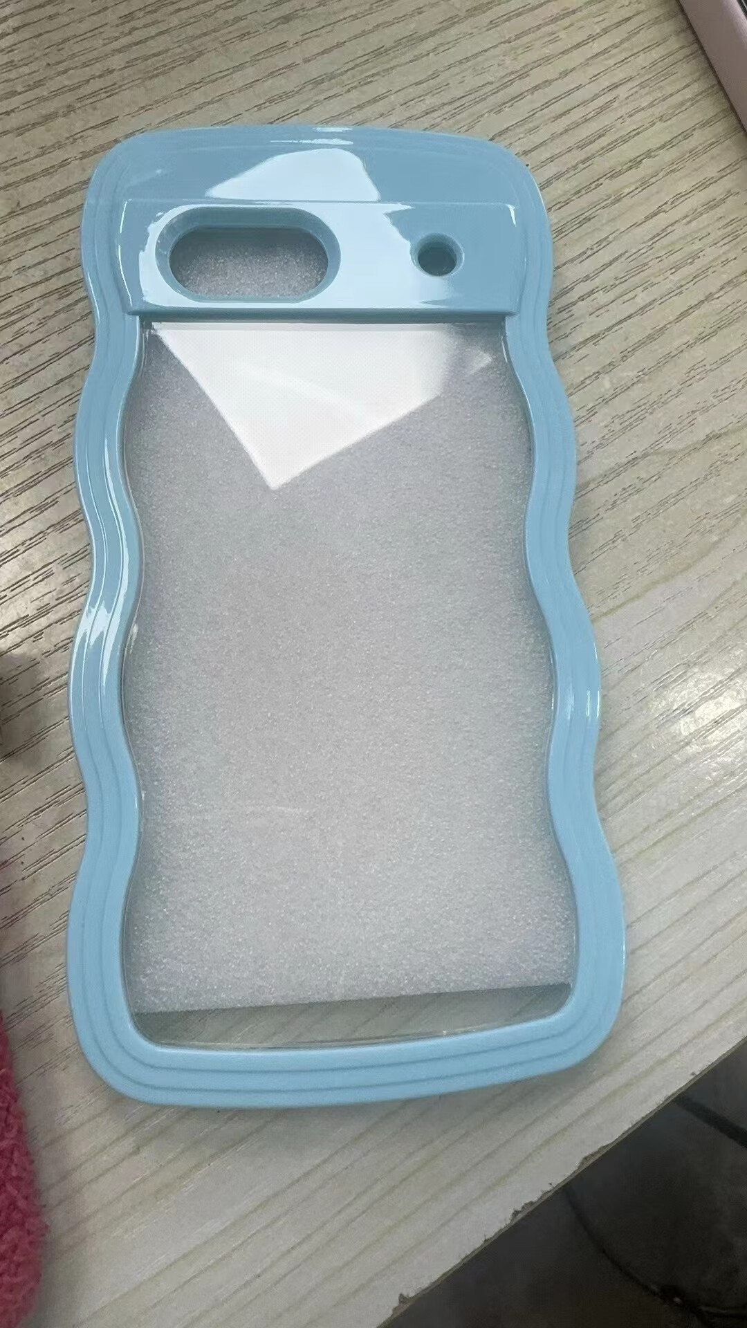 【严选】二合一波浪壳适用谷歌7A8A透明手机壳PC彩边Google10防摔9PR 远峰蓝 Google10/10Pro