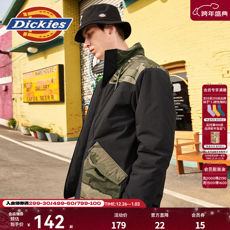 Dickies�޷� ƴ��ײɫ��ڴ������� ��ʽ���аٴ���޼п�  9464 ��ɫ �����ɰ��ͣ� S 127Ԫ