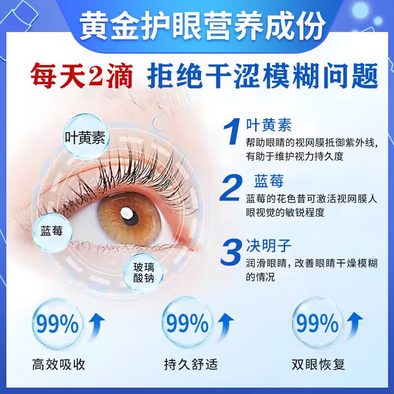 藤川岗田眼药水日本原装进口缓解疲劳熬夜玩手机用眼过度医用最好的滴眼液 特效【单盒】日本进口 蓝莓叶黄素消炎止痒杀菌干涩发痒肿胀红血丝视力模糊