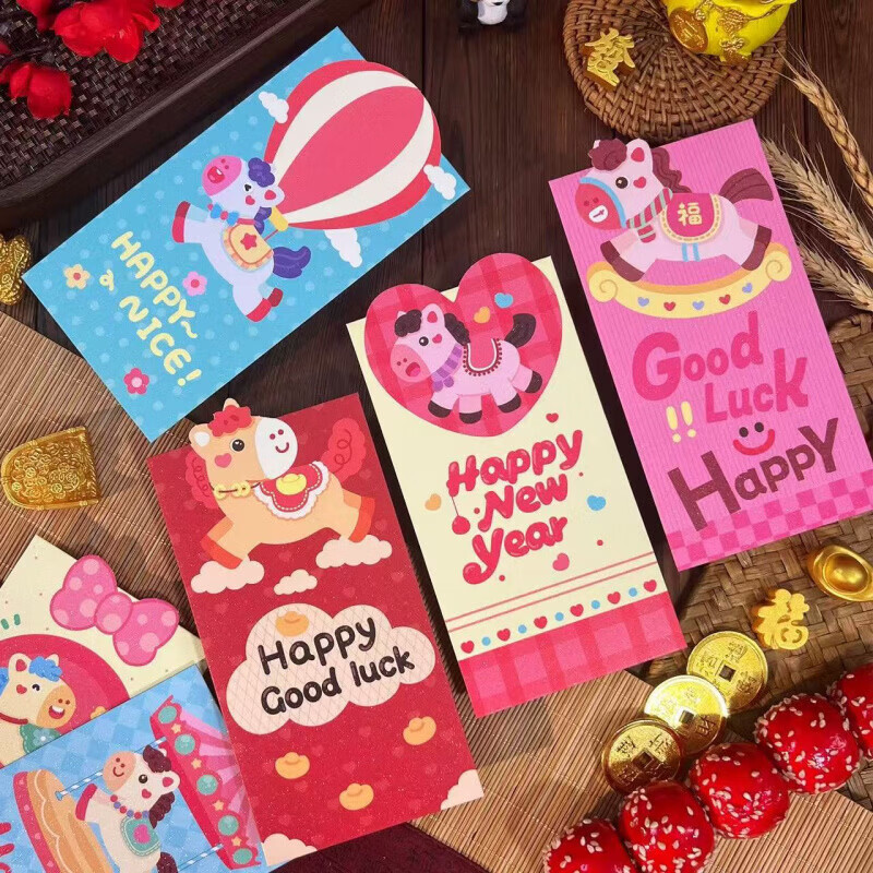 清洁JTT 旋转木马红苞 款式混搭18个装