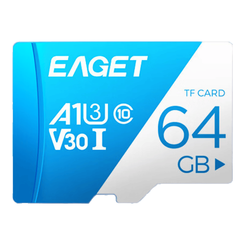 忆捷（EAGET）64GB TF（MicroSD）存储卡  U3 V30 行车记录仪&安防监控专用内存卡 高速耐用 读速100MB/s