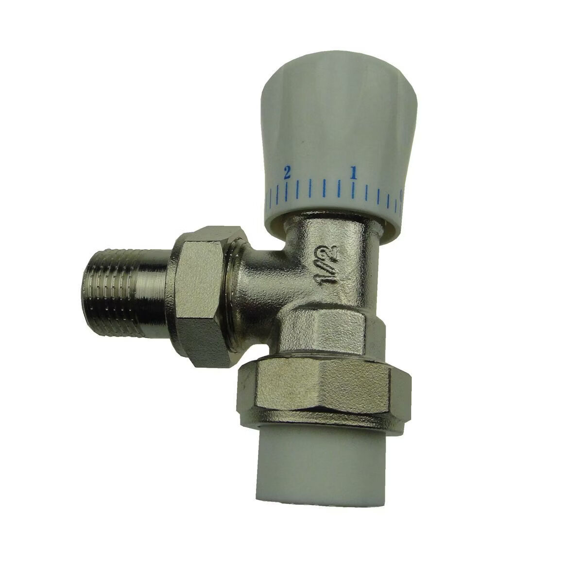 接运猫暖气片温控阀角阀4分ppr配件铜阀散热器铜开关6分阀门开关水