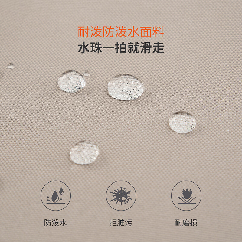 迪肯艾比双肩包女大容量旅行背包轻便运动包男中大学生书包新款 卡其色