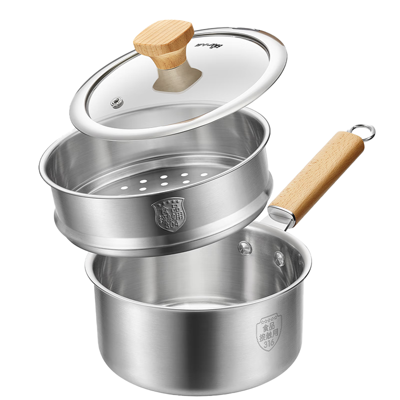 ���ڲ�����С�� �̹� 316L�����Ӥ��������ʳ��С�̹��Ӻ����������������18cm 357Ԫ��3��(��119Ԫ/��)