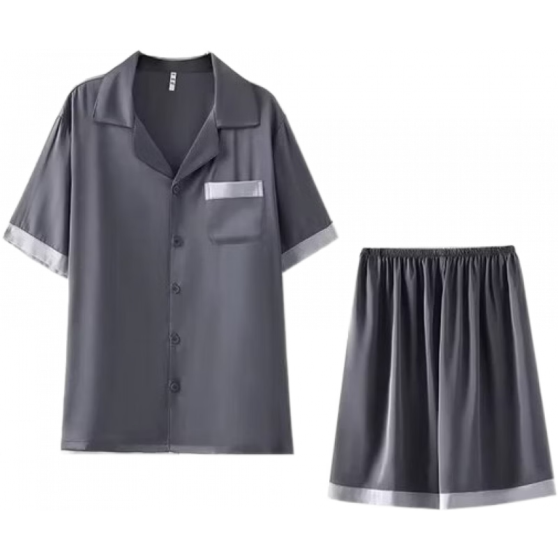 ������ ��ʿ�ļ���˿˯�¶���̿���װ XL ����ɫ ������⴩ 49.5Ԫ