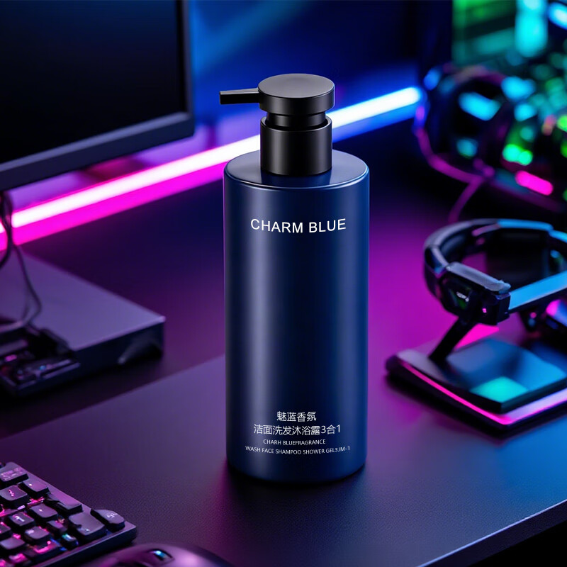 魅蓝香水沐浴露男士蔚蓝洗头洗澡洗脸三合一洗发水洗面奶二合一 【魅蓝香水三合一】总净含量：1000ml(洗头洗澡洗脸)
