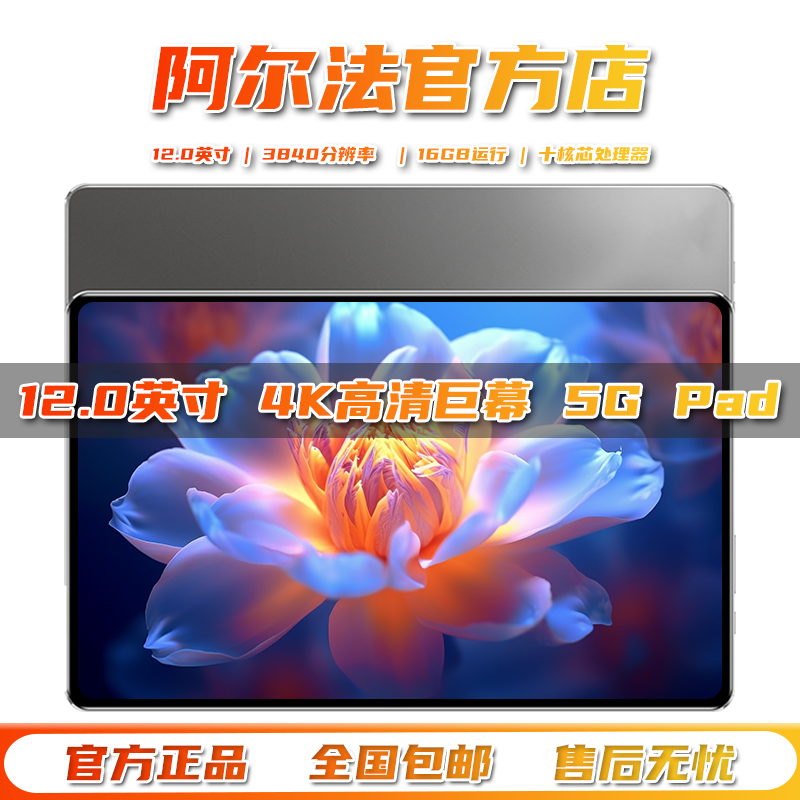 阿尔法博士2026新款Pad Pro13英寸平板电脑5G全网通16GB运行WiFi网课双卡双待安卓办公学习机游戏4K全面屏 【星空灰】2026新款12英寸旗舰性能Pro版 【16GB+256GB】 5G全网通/WiFi/双卡双待