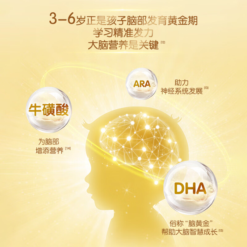 伊利金领冠育护【全面营养】儿童配方奶粉4段(3-6岁)1200g*1盒