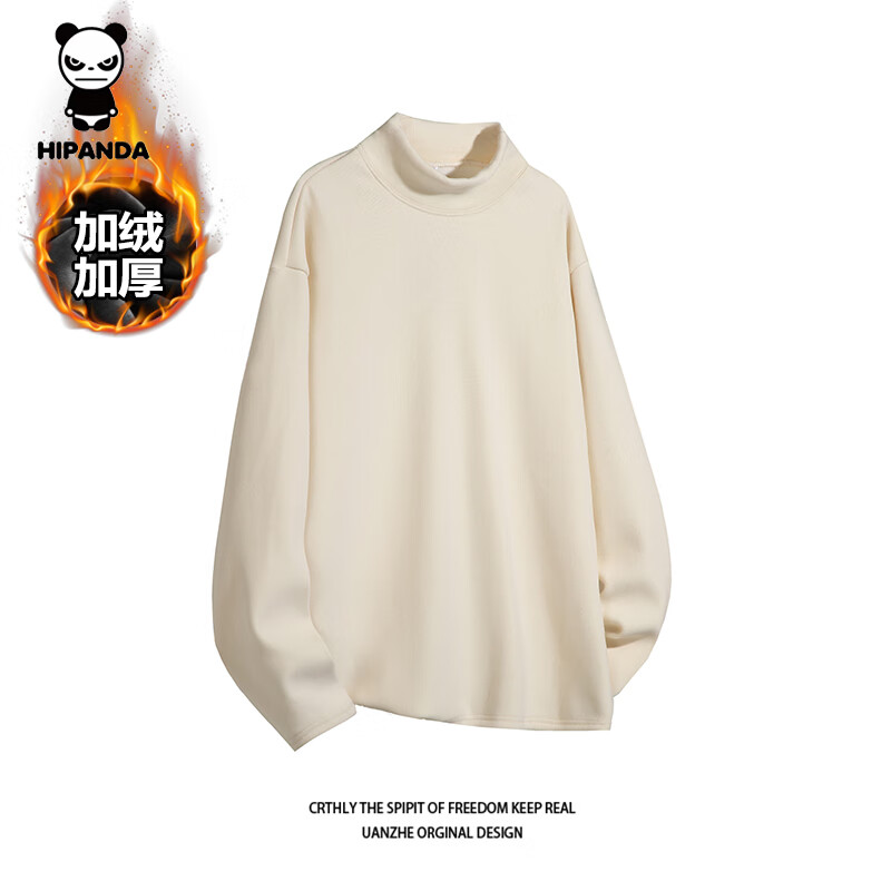 HIPANDA�����è����T����2025�ﶬ�¿�Բ�챣ů������Ů���ɴ����T���� ��ɫ-���� XL 79Ԫ