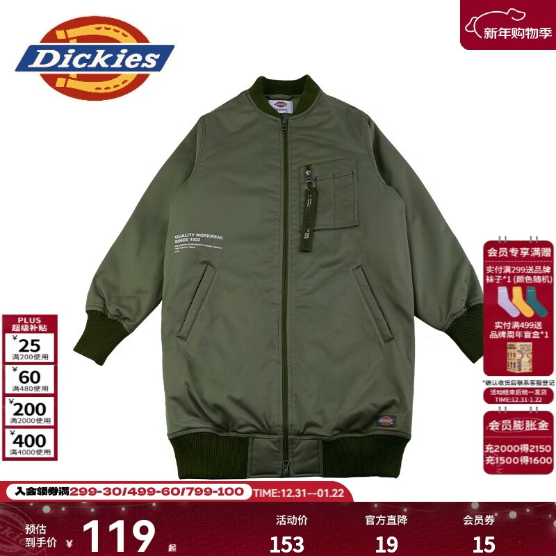 Dickies�޷� ����ͷ֯���ڴ�ӡ�����мп˰ٴ��ŮDK008100 ī��ɫ XS 104Ԫ