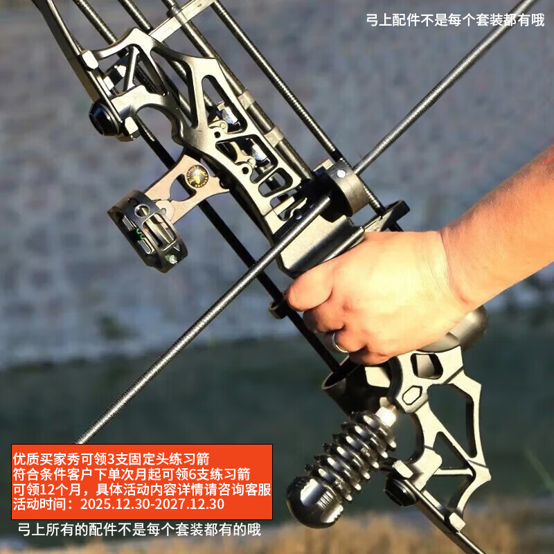 HUWAIREN弓箭复合弓成人反曲弓战魂军迷用品竞技比赛竞技入门弓箭射箭套装 战魂直拉弓入门套餐 55磅