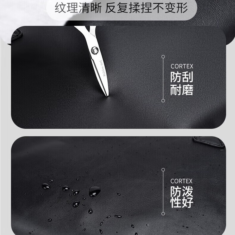 新款时尚小众PU简约女百搭商务潮流手提包大容量笔记本电脑包男 蓝色 均码