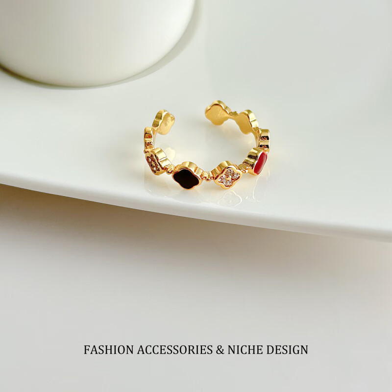 �������κ�ɫ������Ҷ����ָ�������ݸе����ٴ�ָ������ʳָ��Ů ��ɫ��Ҷ����ָ 19.9Ԫ