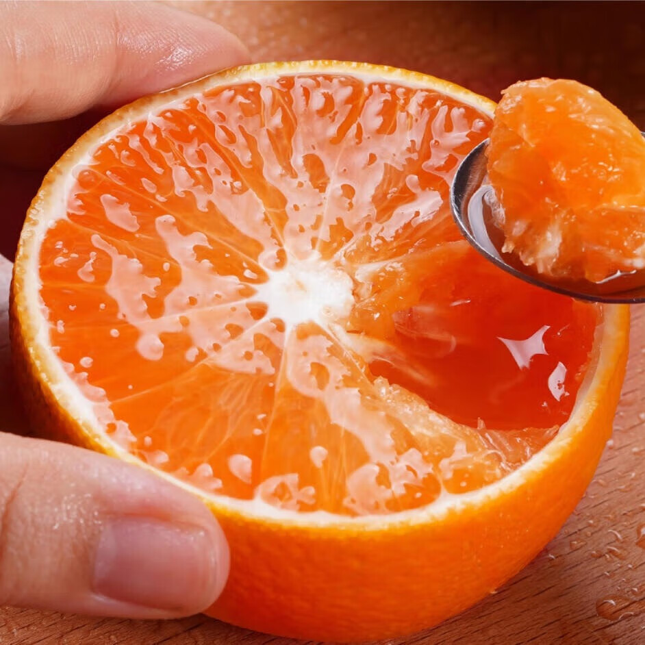 湖北特产秭归脐橙九月红果冻橙子孕妇新鲜水果榨汁专用甜橙脐橙 净重9斤 优质果65-70mm