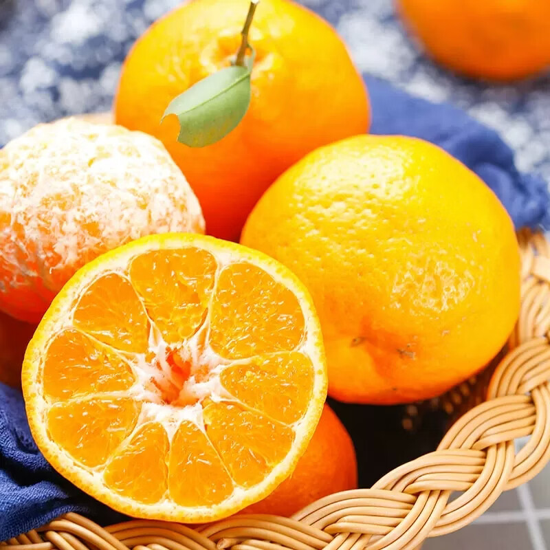 鲜苑胖胖四川春见耙耙柑现摘现发整箱新鲜水果 皮薄汁多 酸甜黄金搭配送礼 3斤特大果（75-80mm）